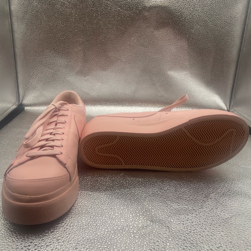 Nike Blazer Low Platform Pink Sneakers - Picture 6 of 7
